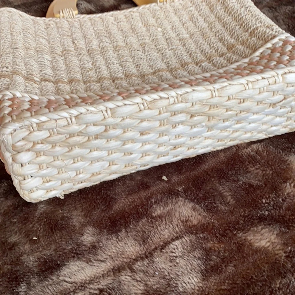Xhilaration Unused Natural Cornhusk‎ Tote Bag